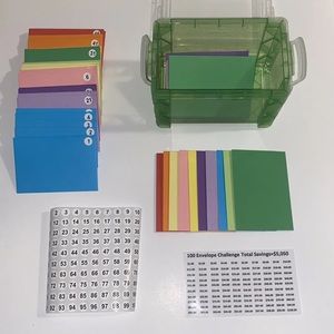 100 Envelope Savings Challenge Kit (Green)Save $5050